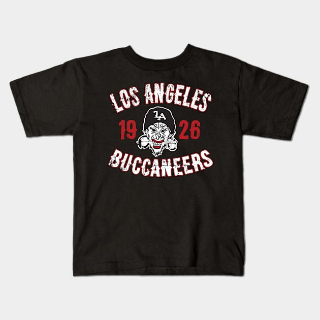 Los Angeles Buccaneers Kids T-Shirt by MindsparkCreative